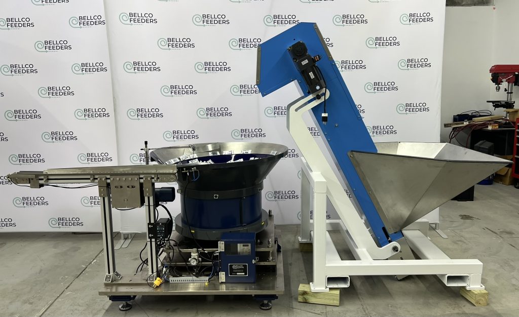 Vibratory Bowl Feeder with Hopper